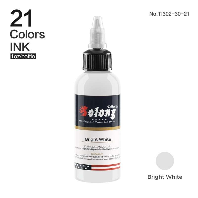 Bright White Tattoo Ink